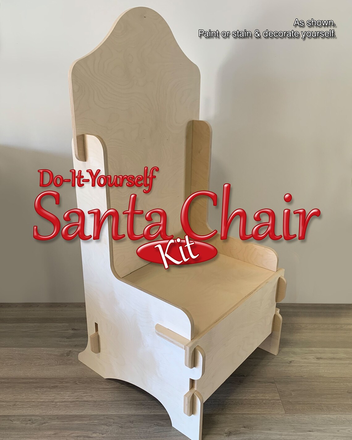 DIY Santa Chair Kit Etsy