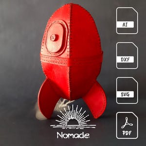 Rocket Backflies Räucherstäbchen | Leathercraft Pattern & Anleitung | PDF Ai DXF SVG