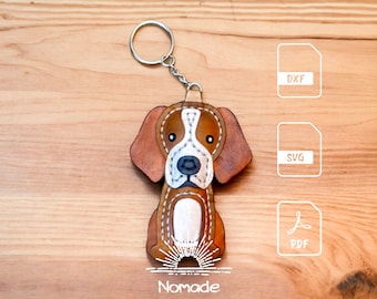 Puppy Dog Leather Bag Charm Pattern and Illustrated Tutorial