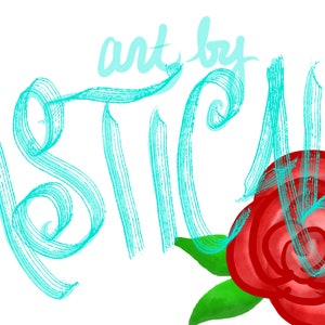 Tamanho de cartão postal rosa vermelha (DIGITAL)
