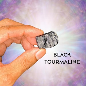 1”-2” Black Tourmaline Healing Crystals - Rough/Raw