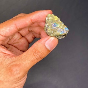 Third Eye Chakra Rough / Third Eye Chakra Raw Healing Crystal Set Amethyst, Labradorite, Fluorite, Sodalite, Angelite image 5