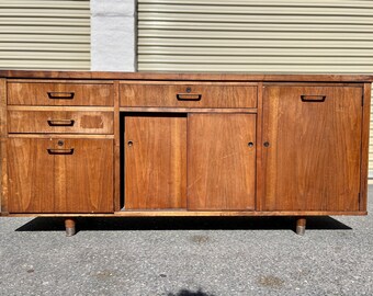 Customizable: vintage 1970’s Jofco mid century walnut  credenza.