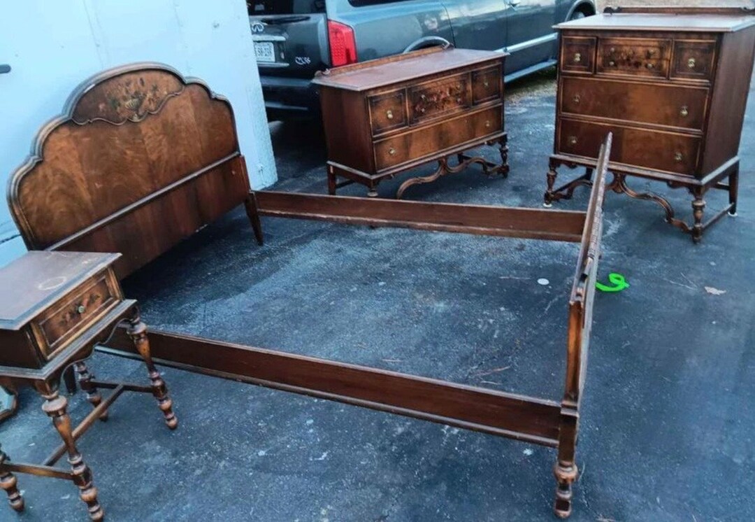 Customizable Antique Berkey & Gay Bedroom Set Etsy