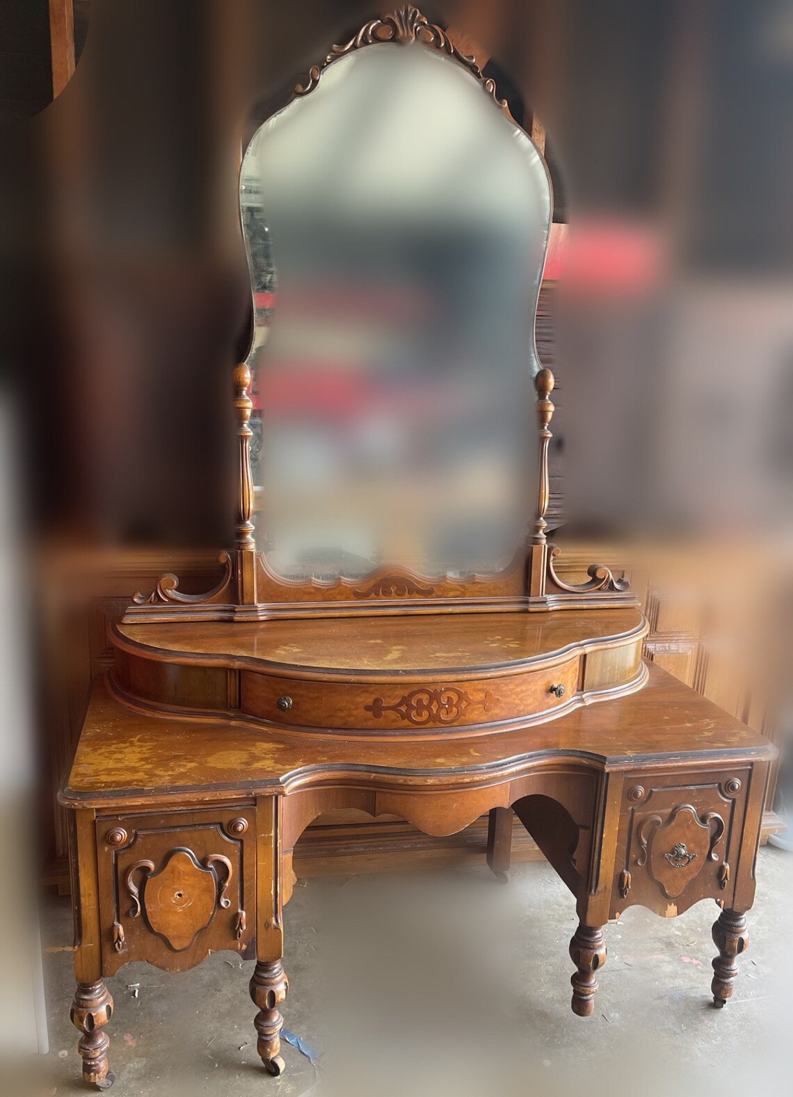 Sold Antique Victorian vanity with custom refinish local Etsy