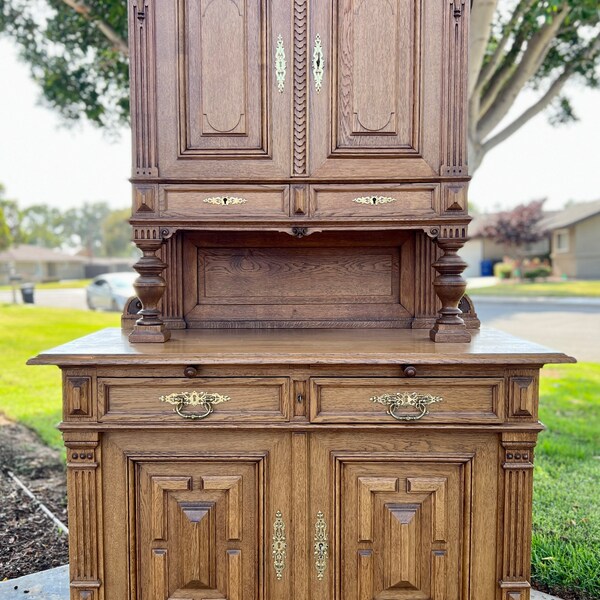 Antique Hutch Etsy