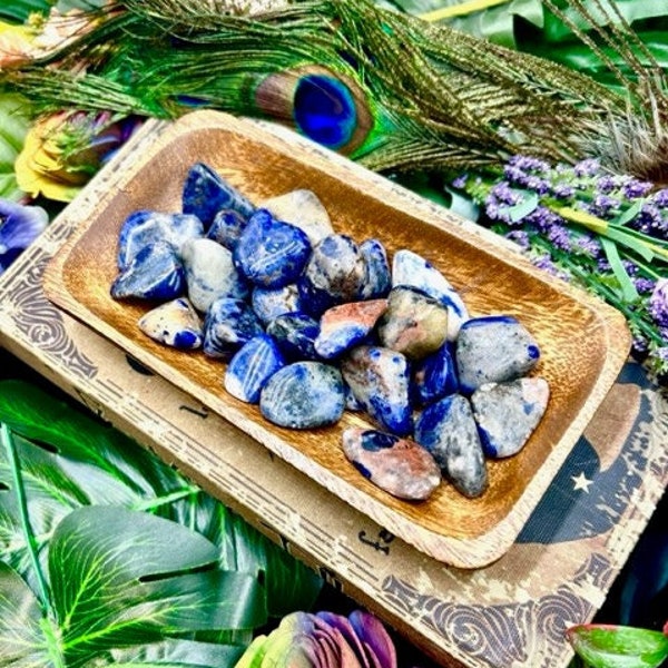 Tumbled Sodalite | Blue Crystal | Pocket Stone | Healing Crystal