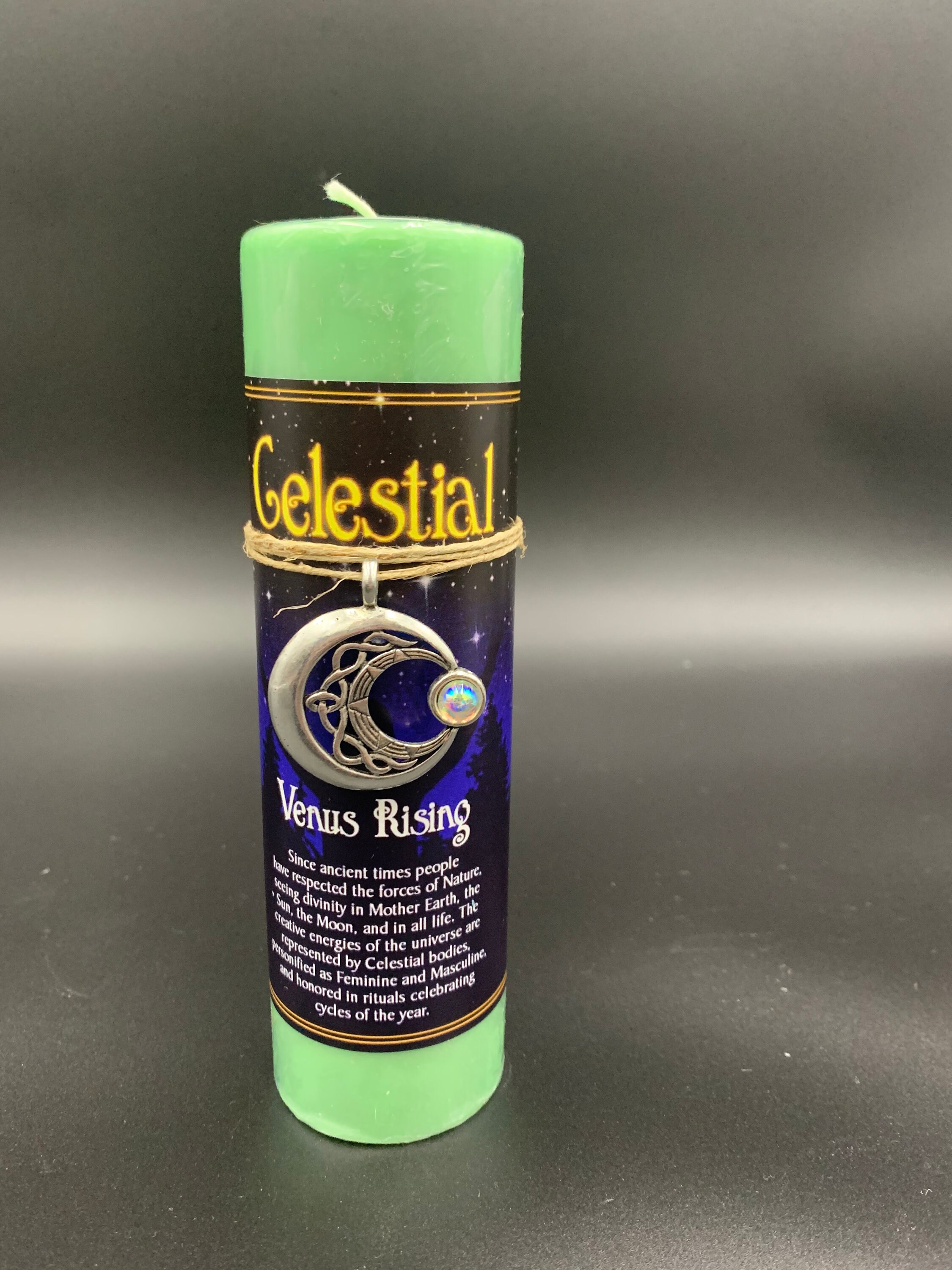 Celestial Pewter Pendant Candle l Pillar Candle l Scented Etsy