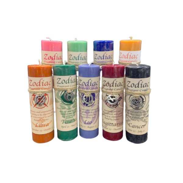 Zodiac Candle Etsy