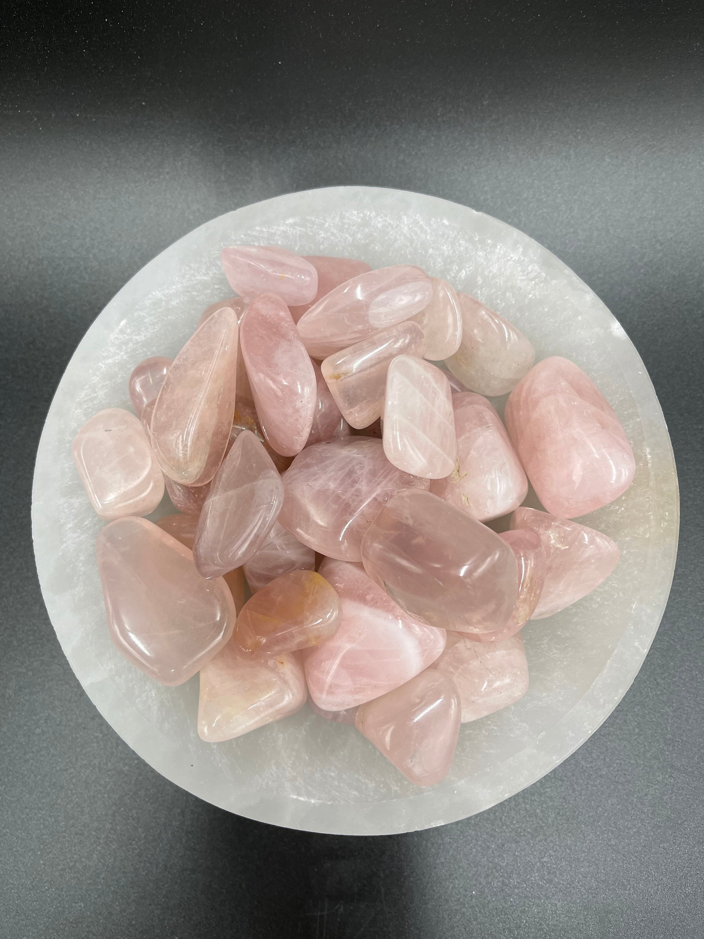 Tumbled Rose Quartz / Love Crystal / Pink Stone / Healing Etsy