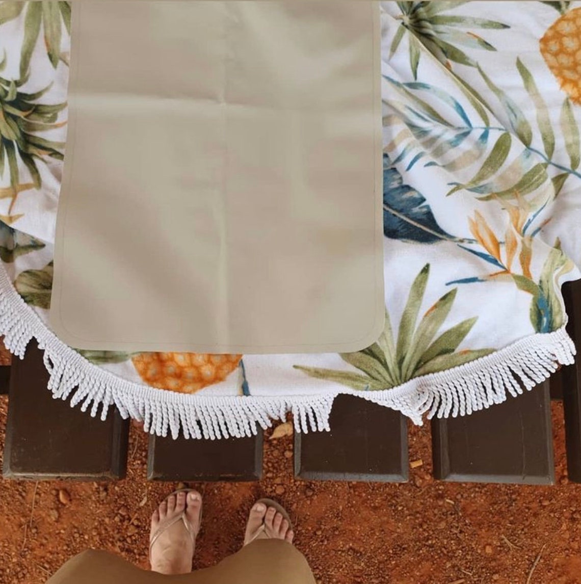 Vegan Leather Baby Change Mat Sand Beige Faux Leather Mat Etsy