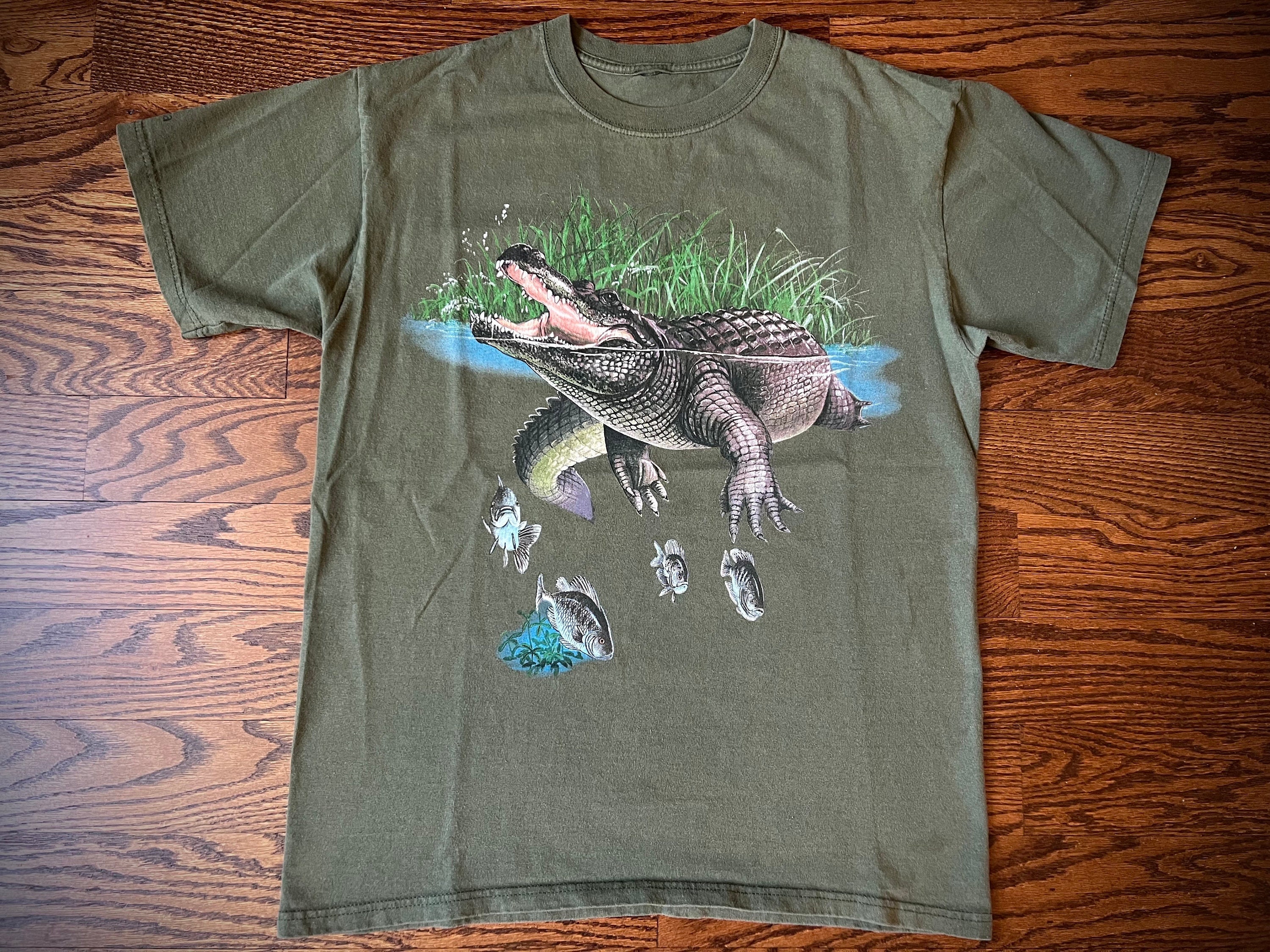 Vintage Louisiana Lizard cartoon t shirt 50/50