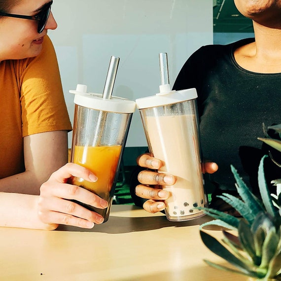 Stainless Steel Bubble Tea Straw | Rainbow