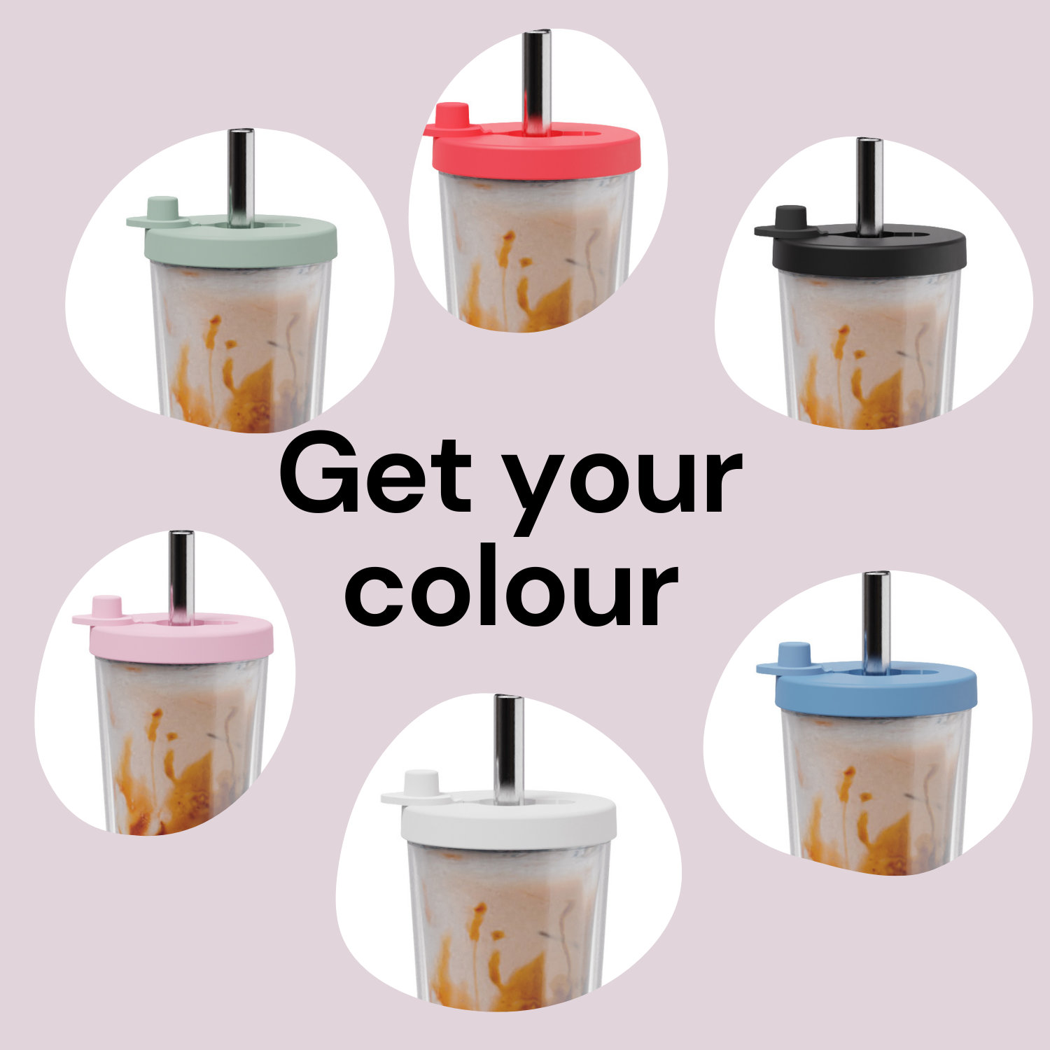 Maybedaily Reusable Eco-friendly Bubble Tea Boba Cup With Stainless Steel  Straw Bubble Tea Boba Character Tumbler 