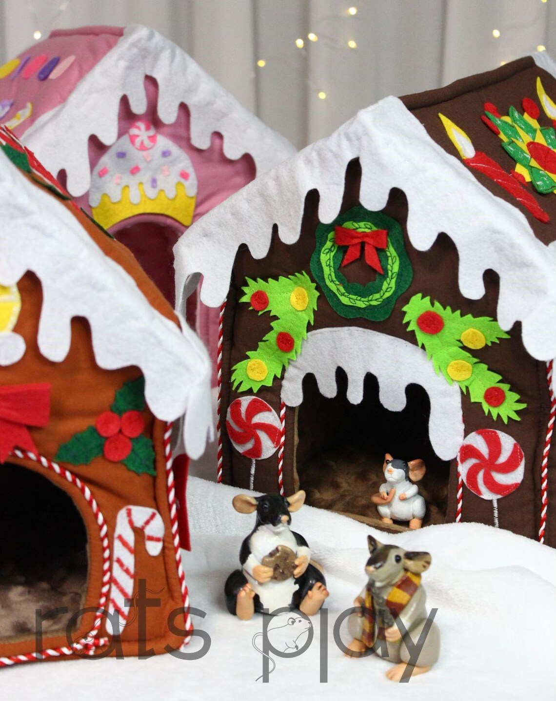 Gingerbread House GINGER for Rats, Mice, Hamsters & Small Pets - Etsy