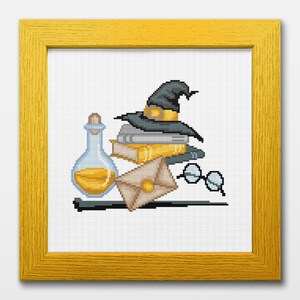 Wizarding Bundle Cross Stitch Pattern, Instant Download PDF, Counted Cross Stitch, Embroidery Pattern, PDF Pattern image 5