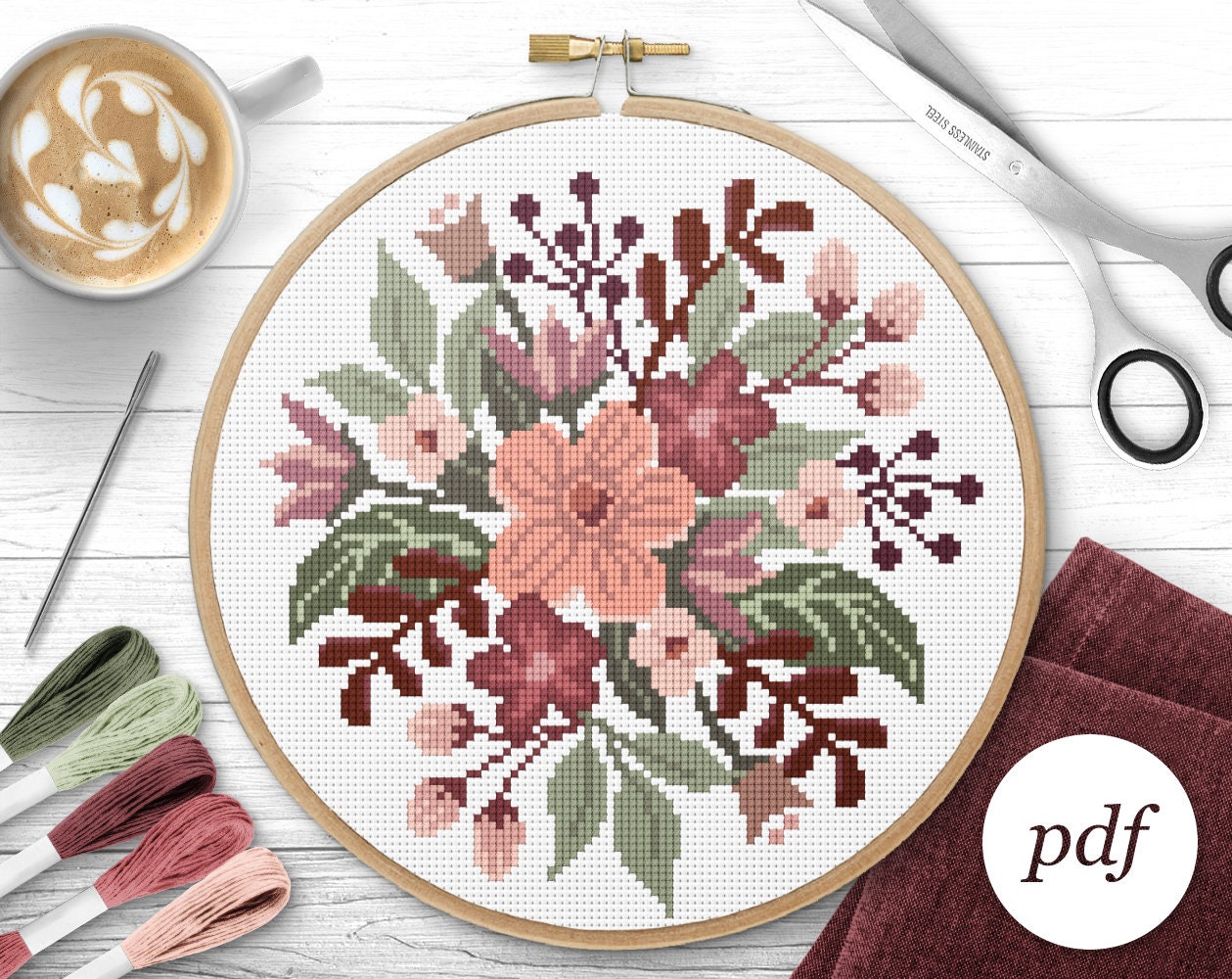Ultimate Floral CROSS STITCH/クロスステッチ