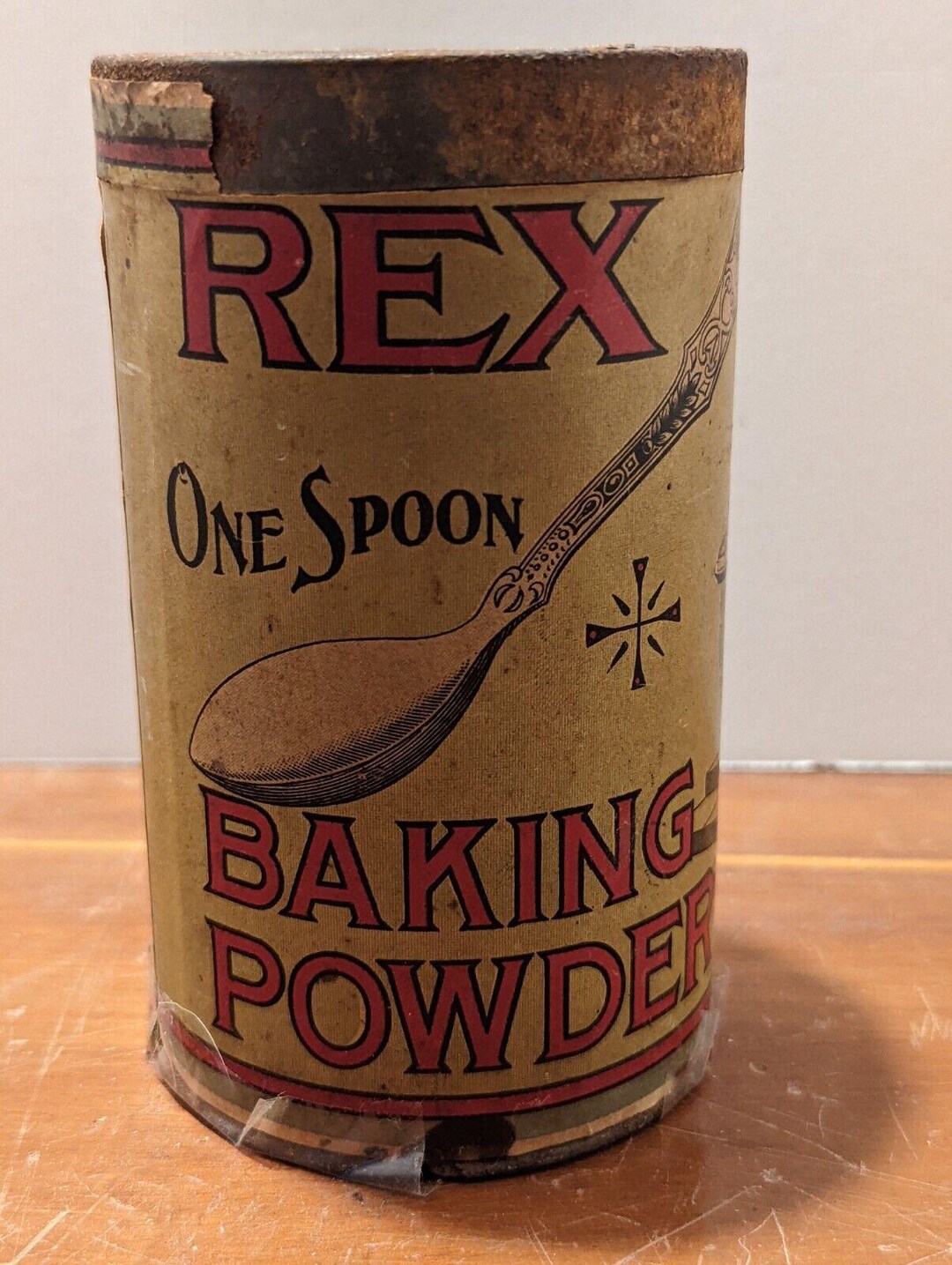 Early 1900s Rex One Spoon Baking Powder Tin Rare - Etsy Australia