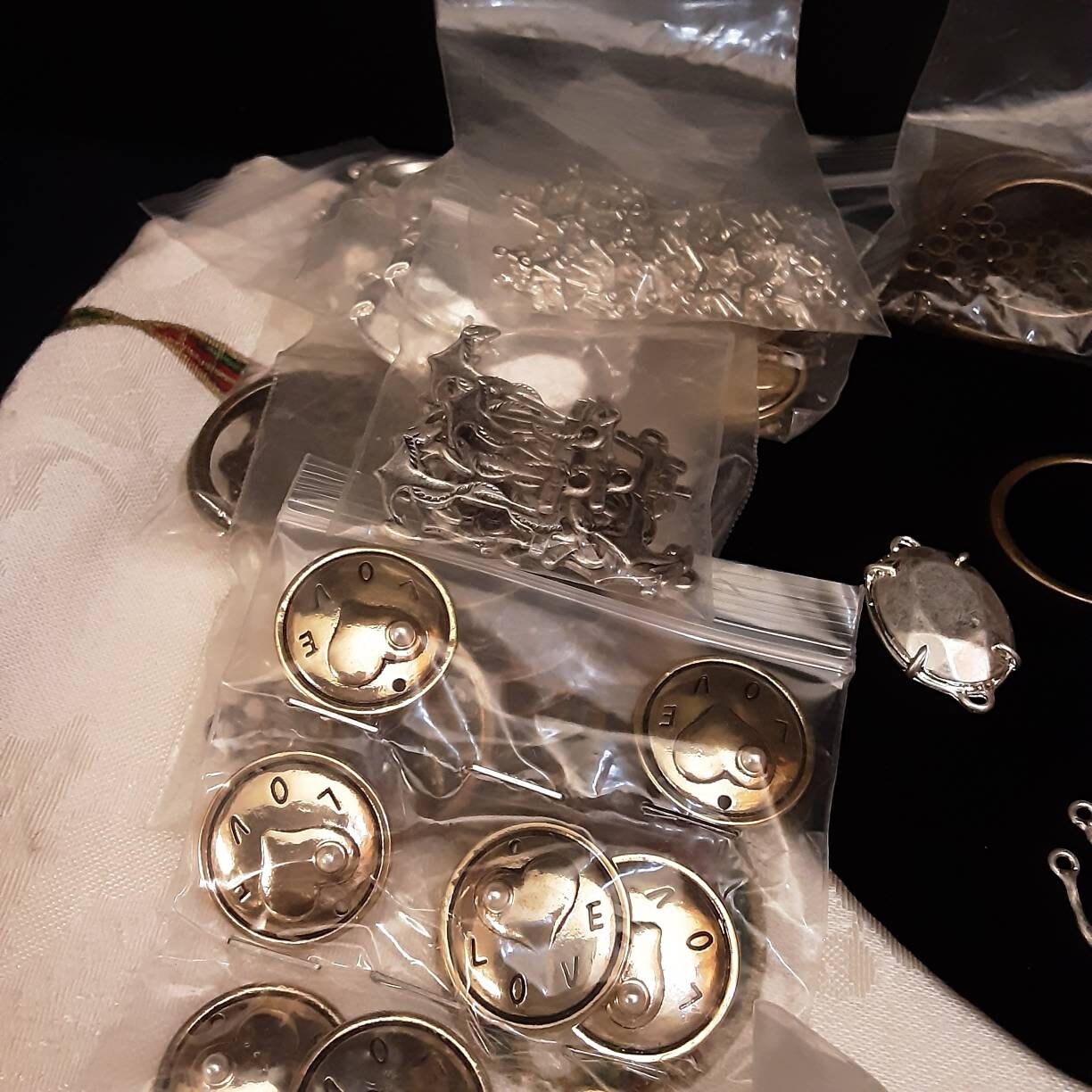 Assorted Charms to Make Jewelery Large Lot Etsy