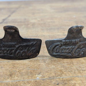 1920&#39;s Brown Co Starr X Drink Coca Cola Bottle Openers Made In USA