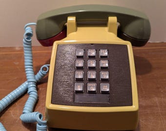 Vintage Western Electric Bell System Push Button Dial Telephone