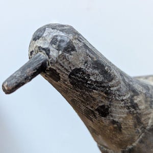 1880&#39;s Shorebird Decoy With Stand All Original