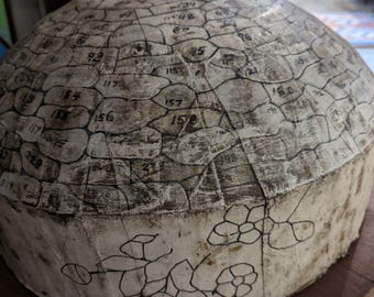 1930's Pattern Form Mold For Stained Glass Lamp