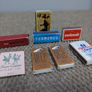 Lot Of Vintage Matches Switzerland America London