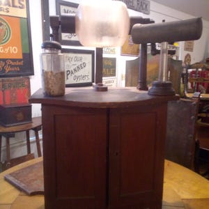 1840 Electrostatic Machine Generator Glass Globe Pine Poplar All Original PICKUP ONLY No Shipping