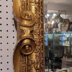 1875 Renaissance Revival Large Gilt Mirror PICKUP ONLY image 6