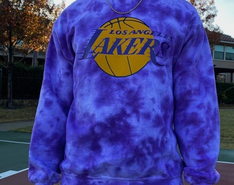 lakers tie dye hoodie