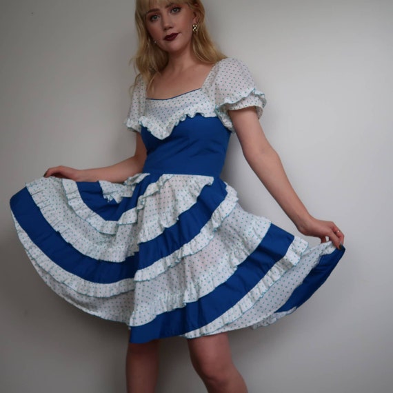 Vintage 70's handmade prairie dress