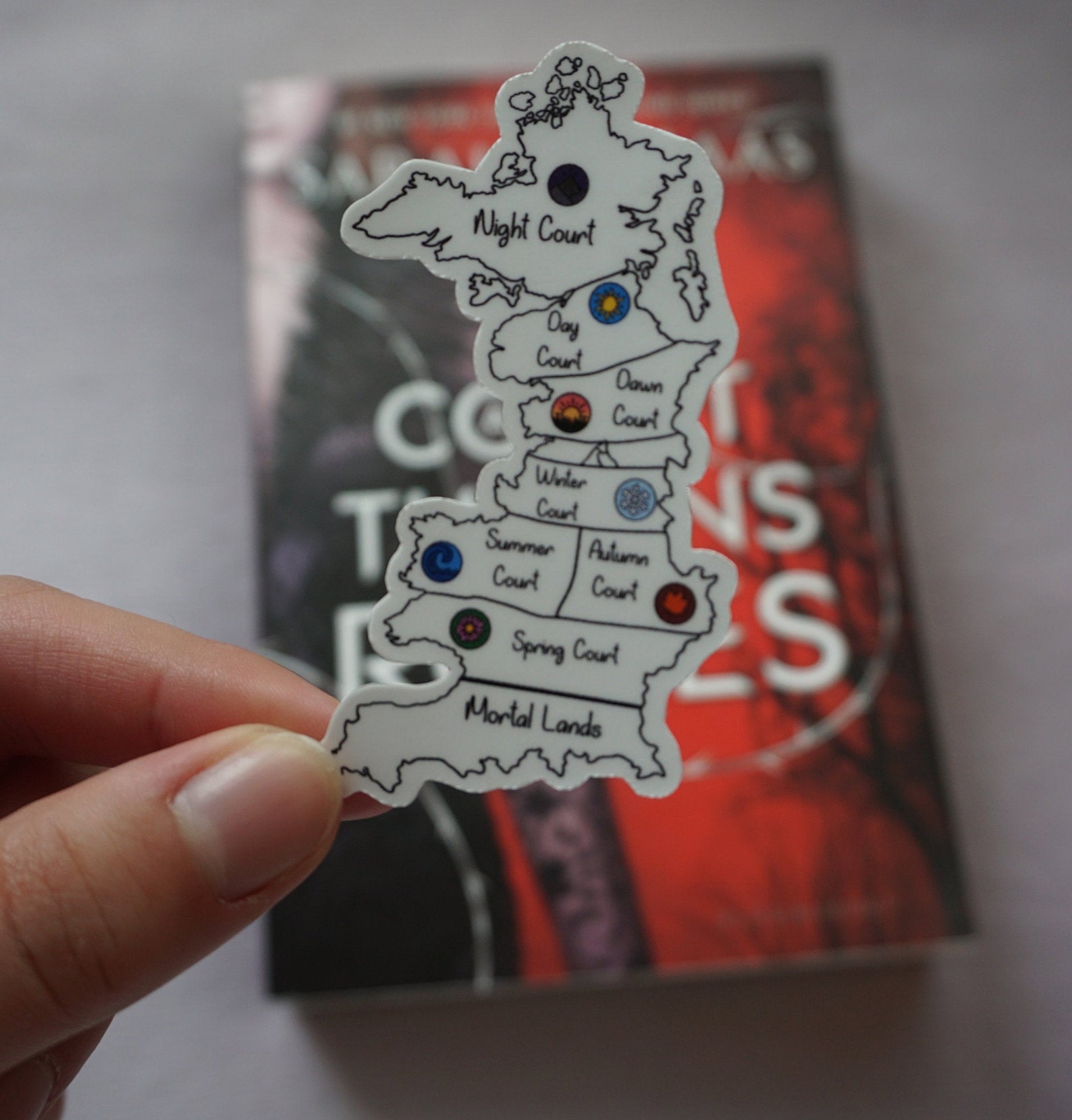 A Court of thorns and Roses Sticker Etsy