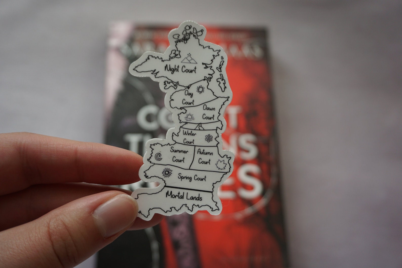 A Court of thorns and Roses Sticker Etsy