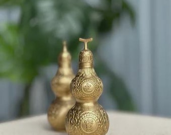 Kalebasse Wu Lou, Feng Shui Dekoration, Wu Lou Kalebasse, Feng Shui Glückssymbol, Feng Shui Geschenk, Feng Shui Schlafzimmer, China Deko