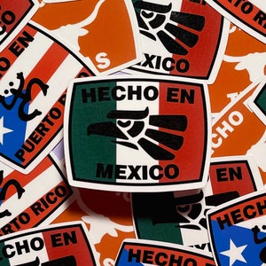 Hecho en Mexico Mini Sticker