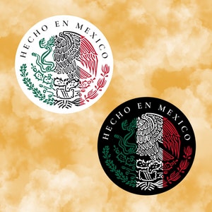 Escudo Nacional de Mexico Sticker | Hecho en Mexico Sticker