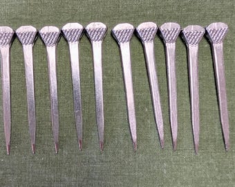 Capewell RH6 Steel 2 inch Horseshoe Nails Lot of #10 New