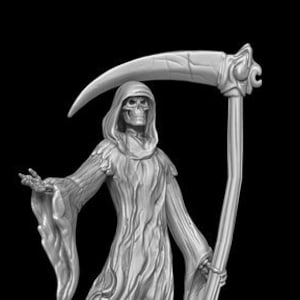 Grim Reaper Miniature  | RPG Minis | DND | D&D | RPG | Tabletop Gaming |  From Mia Kay Miniatures