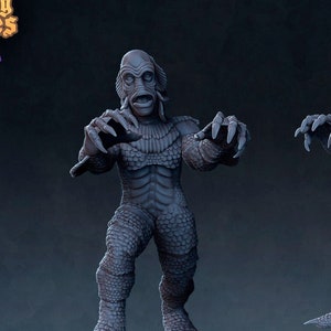 Black Lagoon Creature Miniature  | RPG Minis | DND | D&D | RPG | Tabletop Gaming |  From Roleplaying Miniatures