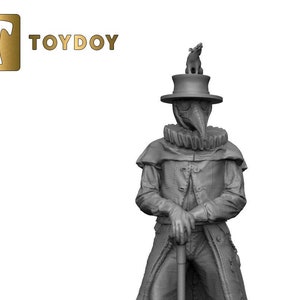 Plague Doctor Miniature  | RPG Minis | D&D | DND | RPG | Tabletop Gaming |  From ToyDoy Miniatures