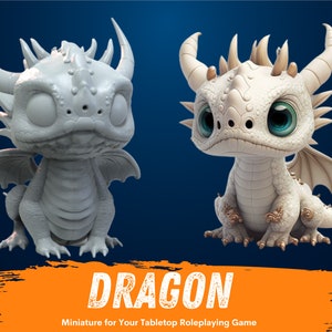 Dragon Miniature | D&D Dragon Miniature | DnD Ancient Dragon | RPG Young Dragon |DND Monster Miniature | RPG Wyrm