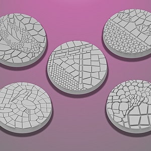 40mm Temple Bases | Miniature Bases | D&D  | RPG | Tabletop Gaming |  From BasicAid