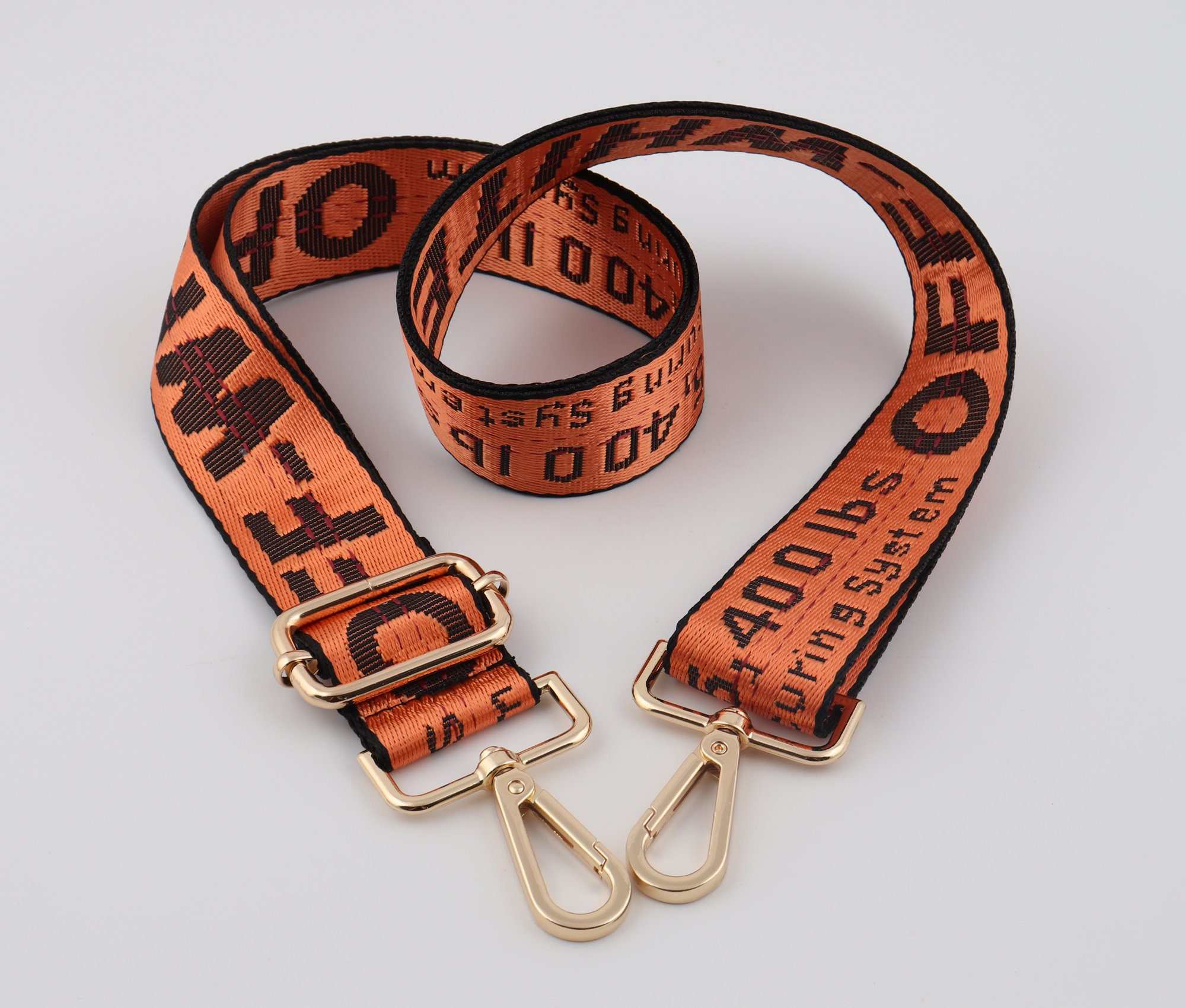 orange off white bag