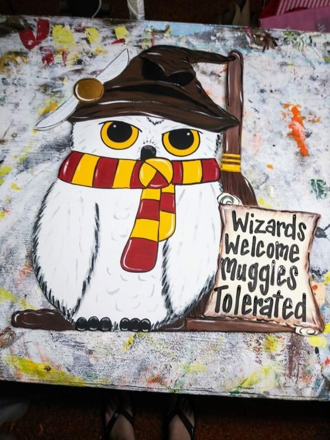 Harry Potter inspired door hanger | Etsy