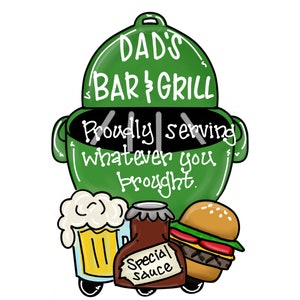 Father&#39;s Day Full color JPG Door hanger TEMPLATE
