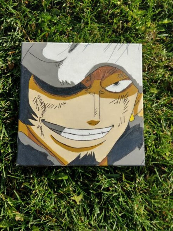 Trafalgar D Water Law One Piece Anime Manga Painting Canvas Etsy Trafalgar D Water Law One Piece Anime Manga Painting Canvas Etsy