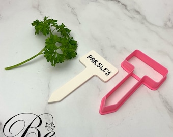 Herb Label Cutter A for Plant Markers and Garden Tags Polymer Clay UK Clay Tools