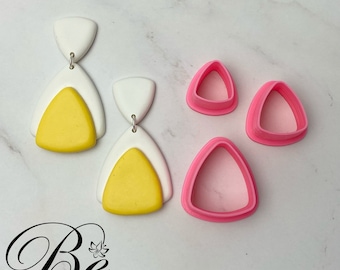Rounded Triangle Clay Cutter | Polymer Clay Earring Tool