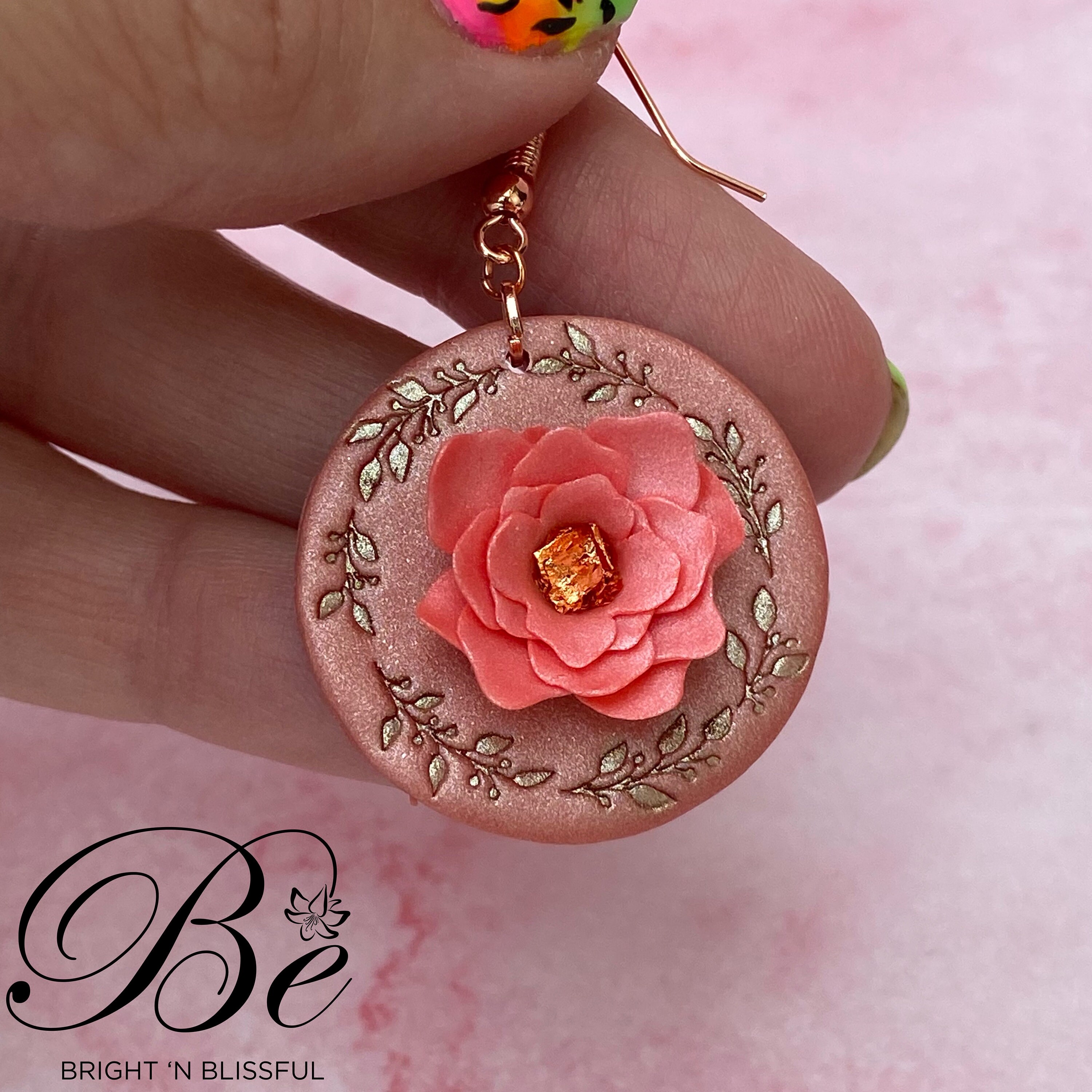 MBAIYO Lehm-Stempel-Set – 7 Botanische Formen Aus PLA, Für Polymer-Ton, DIY Schmuck & Basteln
